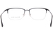 Michael Ryen MR-384 Eyeglasses Men's Semi Rim Rectangle Shape