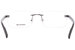 Mont Blanc MB0055O Eyeglasses Men's Rimless Rectangular Optical Frame