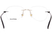 Mont Blanc MB0283O Eyeglasses Men's Rimless Pilot