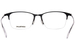 Mont Blanc MB0284O Eyeglasses Men's Semi Rim Rectangle Shape