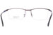 Morel Lightec 30042L Eyeglasses Frame Men's Semi Rim Rectangular