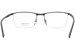 Morel Lightec 30213L Eyeglasses Frame Men's Semi Rim Rectangular