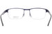 Morel Lightec 30241L Eyeglasses Frame Men's Semi Rim Rectangular