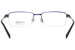 Morel Lightec 30299S Eyeglasses Men's Semi Rim Rectangle Shape