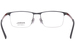 Morel Lightec 30304L Eyeglasses Men's Semi Rim Rectangle Shape