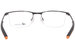 New Balance NBE13657 Eyeglasses Men's Semi Rim Rectangle Shape