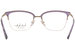 Nicole Miller Cannes Eyeglasses Women's Semi Rim Cat Eye Optical Frame