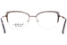 Nicole Miller La Boca Eyeglasses Women's Full Rim Cat Eye