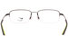 Nike 4306 Eyeglasses Semi Rim Rectangle Shape