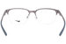 Nike 8049 Eyeglasses Men's Semi Rim Square Optical Frame