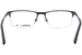 O'Neill ONO-BRINY Eyeglasses Men's Semi Rim Rectangle Shape