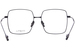 Philippe-V X20.1 Eyeglasses Women's Full Rim Square Shape