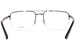 Police Quest-2 VPLG71 Eyeglasses Men's Semi Rim Square Shape