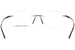 Porsche Design P8362 Eyeglasses Men's Rimless Rectangle Shape