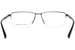 Porsche Design P8399 Eyeglasses Men's Semi Rim Rectangle Shape