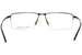 Porsche Design P8736 Eyeglasses Men's Semi Rim Rectangle Shape