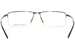 Porsche Design P8736 Eyeglasses Men's Semi Rim Rectangle Shape