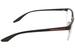 Prada Linea Rossa Men's Eyeglasses VPS02L VPS/02/L Half Rim Optical Frame