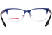 Prada Linea Rossa PS-55OV Eyeglasses Men's Semi Rim Pillow Shape