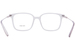 Prada PR-04ZV Eyeglasses Men's Full Rim Pillow Shape