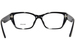 Prada PR-11YV Eyeglasses Women's Full Rim Rectangle Shape