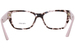 Prada PR-11YV Eyeglasses Women's Full Rim Rectangle Shape