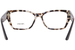 Prada PR-11YV Eyeglasses Women's Full Rim Rectangle Shape