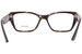 Prada PR-11YV Eyeglasses Women's Full Rim Rectangle Shape