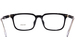 Prada PR 13YV Eyeglasses Men's Full Rim Rectangle Shape