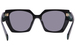 Prada PR 15WS Sunglasses Women's Rectangle Shape