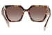 Prada PR 15WS Sunglasses Women's Rectangle Shape