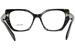 Prada PR 18WV Eyeglasses Women's Full Rim Cat Eye