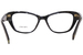 Prada PR 19WV Eyeglasses Women's Full Rim Cat Eye