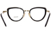 Prada PR 54ZV Eyeglasses Women's Full Rim Cat Eye