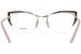 Prada PR-63YV Eyeglasses Women's Semi Rim Butterfly Shape