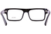 Prada PR A01V Eyeglasses Men's Full Rim Rectangle Shape