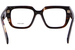 Prada PR A03V Eyeglasses Women's Full Rim Square Shape