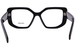 Prada PR A04V Eyeglasses Women's Full Rim Square Shape