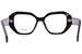 Prada PR A07V Eyeglasses Women's Full Rim Square Shape