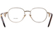 Prada PR A50V Eyeglasses Women's Full Rim Round Shape