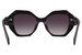 Prada PR 16WSF Sunglasses Women's Square Shape