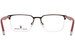 Psycho Bunny PB109 Eyeglasses Youth Boy's Semi Rim Rectangular Optical Frame