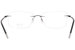 Pure Airlock Homage Eyeglasses Rimless Rectangle Shape