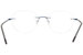 Pure Airlock Homage Eyeglasses Rimless Rectangle Shape