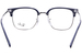 Ray Ban New Clubmaster RX7216 Eyeglasses Semi Rim Square Shape