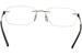 Silhouette Eyeglasses Titan Accent Chassis 5452 Rimless Optical Frame