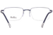 Silhouette Illusion Nylor 5560 Eyeglasses Semi Rim Square Shape