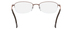 Silhouette Illusion-Nylor 4453 Eyeglasses Women's Semi Rim Rectangle Shape