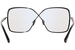 Tom Ford TF5841-B Eyeglasses Women's Semi Rim Butterfly Shape