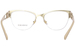 Versace 1278 Eyeglasses Women's Semi Rim Pillow Shape